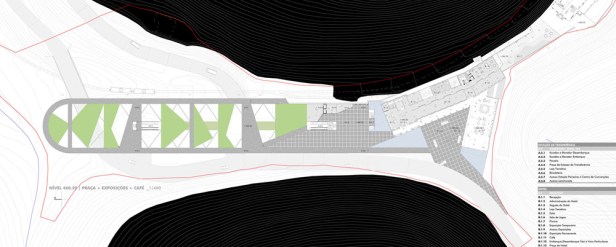 Planta - Jardim Suspenso + Exposições + Café Planta - Jardim Suspenso + Exposições + Café