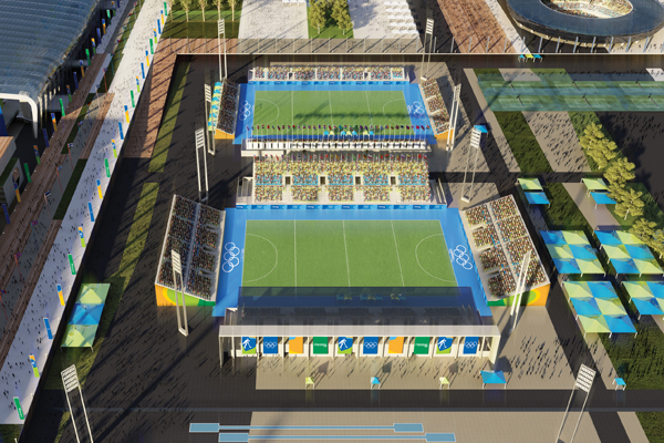 Centro Olímpico de Hockey - BCMF Arquitetos - Fonte: rio2016.org.br