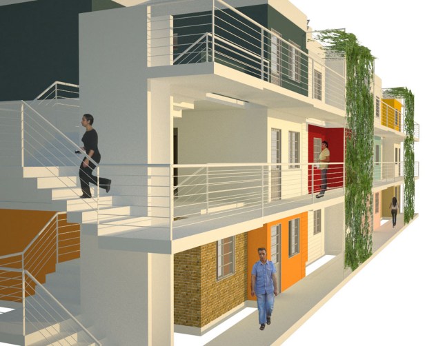 Acesso ao edifício - pós-ocupação