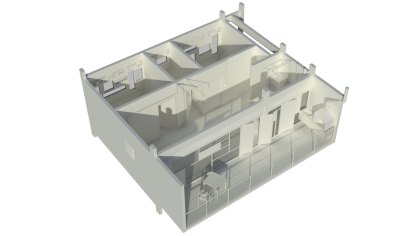 Axonometria da unidade