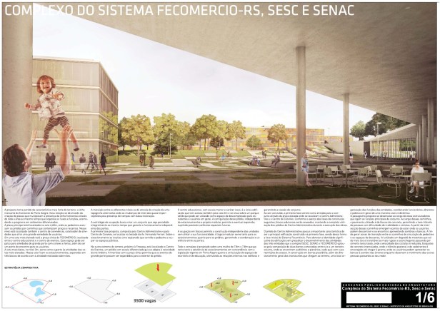Concurso Sistema Fecomércio - Menção Honrosa - Prancha 01