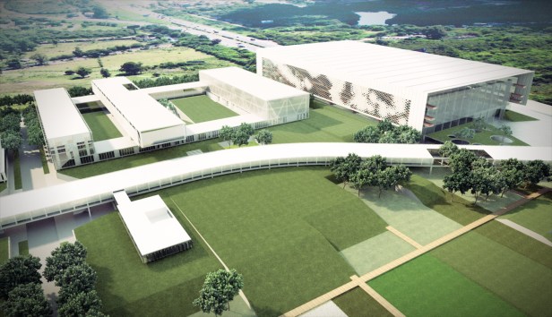 Vista Aérea do Centro Educacional e do Centro de Eventos - 03