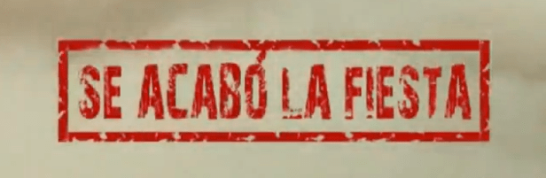 se acabó la fiesta