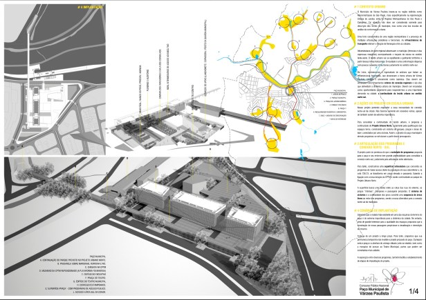 Concurso Várzea Paulista - 3º Lugar - Prancha 01