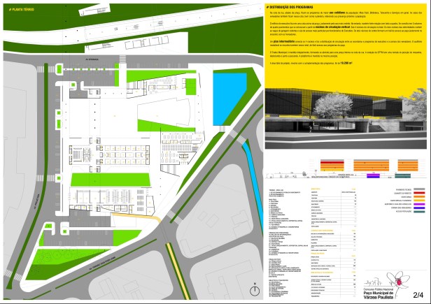 Concurso Várzea Paulista - 3º Lugar - Prancha 02