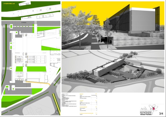 Concurso Várzea Paulista - 3º Lugar - Prancha 03