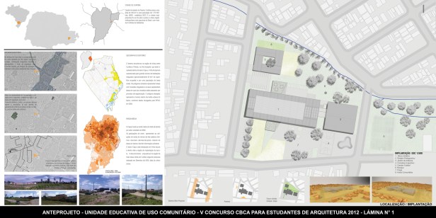 5º Concurso CBCA - 1º Lugar - Prancha 01