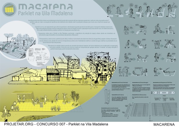 Concurso #007 - Parklet da Vila Madalena - Menção Honrosa  ‏