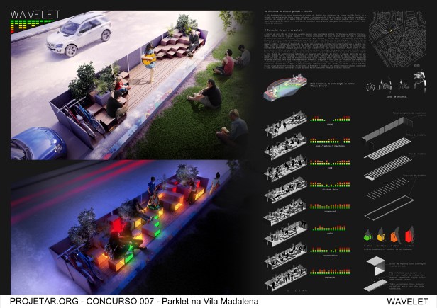Concurso #007 - Parklet da Vila Madalena - Segundo Lugar ‏