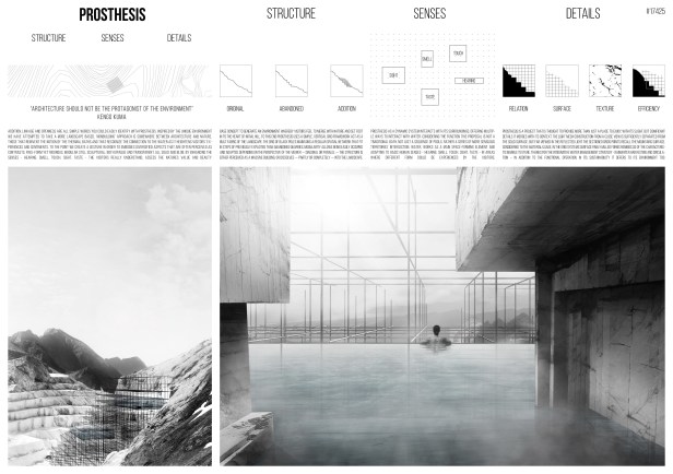 Concurso Internacional - Carrara Thermal Baths - Segundo Lugar - Prancha 01