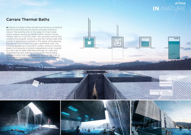 Concurso Internacional - Carrara Thermal Baths - Menção Honrosa - Prancha 01