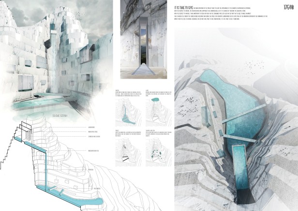 Concurso Internacional - Carrara Thermal Baths - Menção Honrosa - Prancha 01